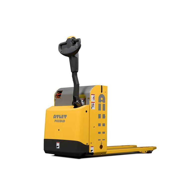Compact powered pallet truck, 1800 kg load, 205 mm lift height – Rehgal
