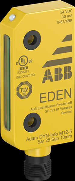 ABB : Safety Sensor With Actuator Model No:Adam DYN-Info M12-5+EVA GRL ...